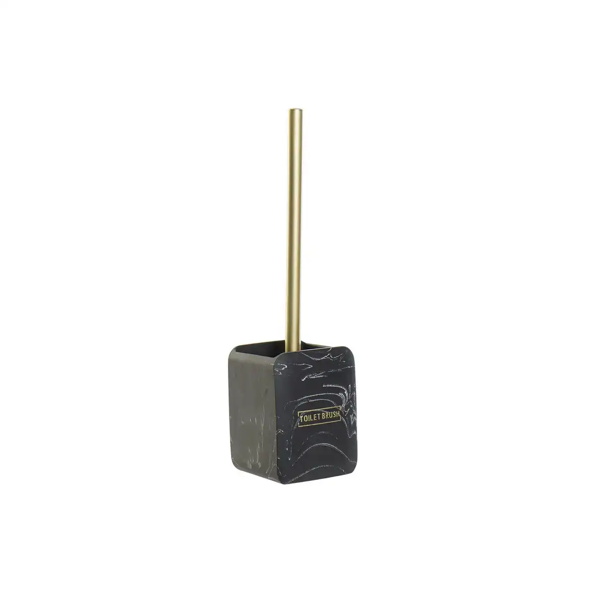 Brosse de salle de wc dkd home decor noir dore metal resine marbre 9 5 x 9 5 x 37 cm_7269. DIAYTAR COTE D'IVOIRE - Où Chaque Achat Raconte une Histoire. Explorez notre boutique en ligne et créez votre propre narration à travers notre diversité de produits, chacun portant une signification unique.
