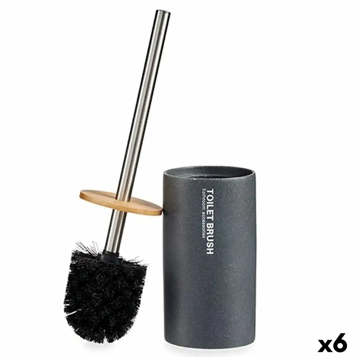 Brosse de salle de wc gris metal resine bambou 9 7 x 37 5 x 9 7 cm 6 unites _7958. DIAYTAR COTE D'IVOIRE - L'Art de Vivre en Couleurs et en Styles. Parcourez notre sélection et trouvez des articles qui reflètent votre personnalité et votre goût pour la vie.