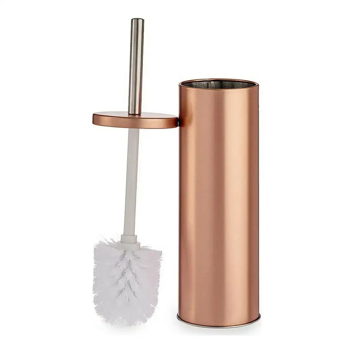 Brosse de salle de wc metal cuivre plastique 10 2 x 38 x 10 2 cm _3758. DIAYTAR COTE D'IVOIRE - L'Univers de l'Élégance Accessible. Plongez dans notre catalogue et choisissez des produits qui allient sophistication et accessibilité pour un shopping exquis.