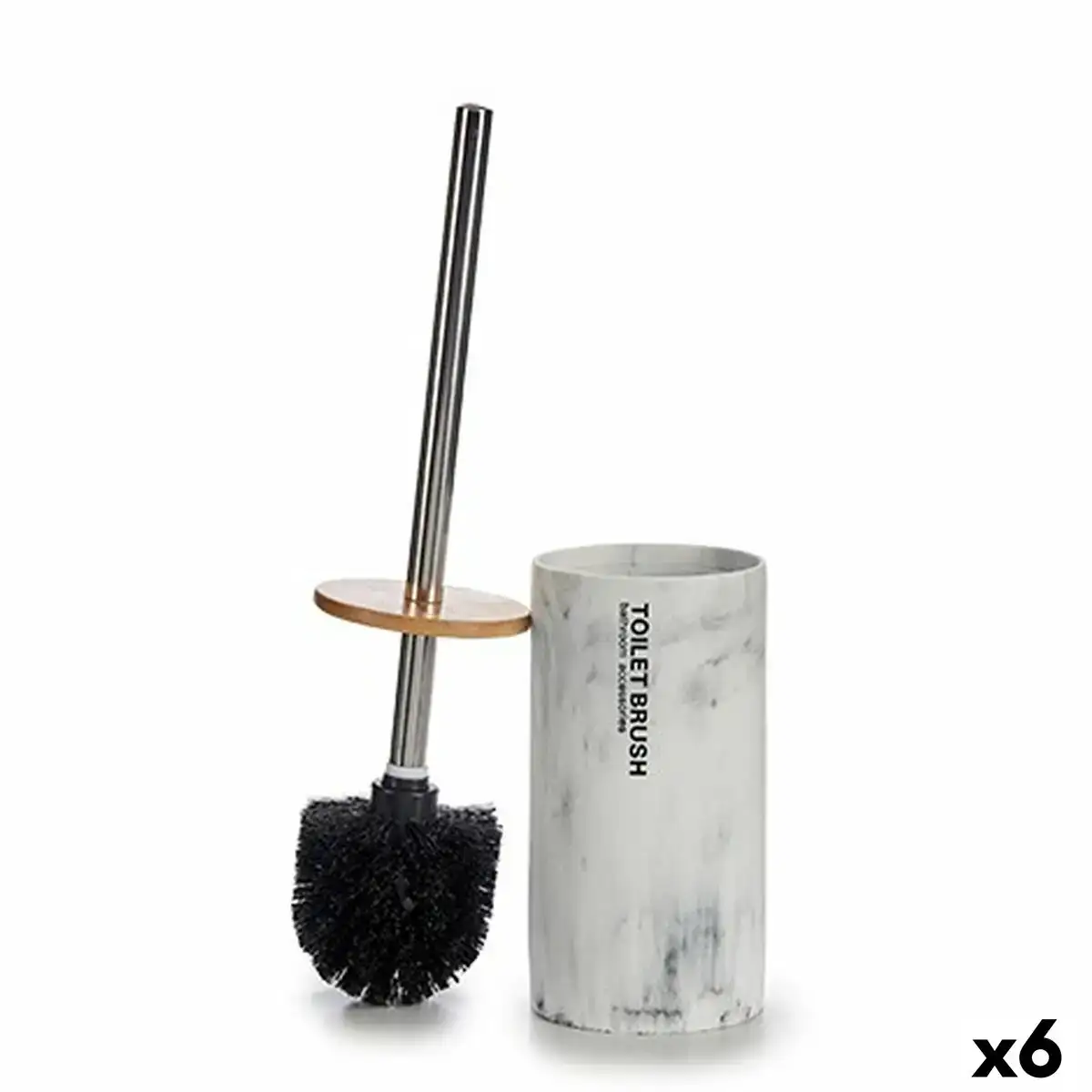 Brosse de salle de wc metal resine bambou marbre 9 6 x 37 5 x 9 6 cm 6 unites _3357. DIAYTAR COTE D'IVOIRE - L'Odyssée du Shopping à Votre Portée. Parcourez notre boutique en ligne et partez à la découverte d'articles qui rendront chaque jour spécial.