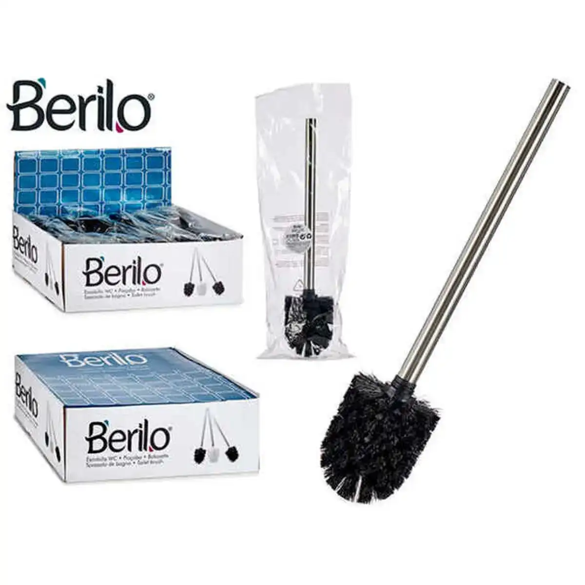 Brosse de salle de wc noir argente acier inoxydable 8 x 35 5 x 8 cm_4406. Bienvenue chez DIAYTAR COTE D'IVOIRE - Où le Shopping Devient un Voyage. Explorez notre plateforme pour dénicher des produits uniques, racontant l'histoire et l'âme du Côte d'Ivoire.