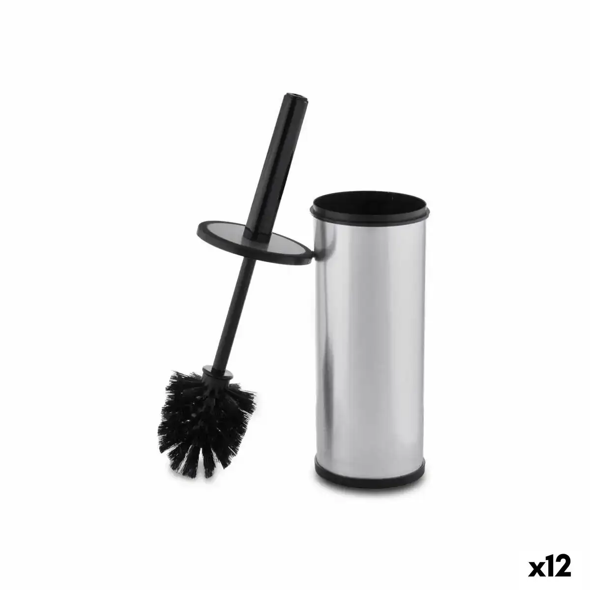 Brosse de salle de wc noir argente plastique 9 x 37 x 9 cm 12 unites _9640. Entrez dans DIAYTAR COTE D'IVOIRE - Où Chaque Détail Compte. Explorez notre boutique en ligne pour trouver des produits de haute qualité, soigneusement choisis pour répondre à vos besoins et vos désirs.