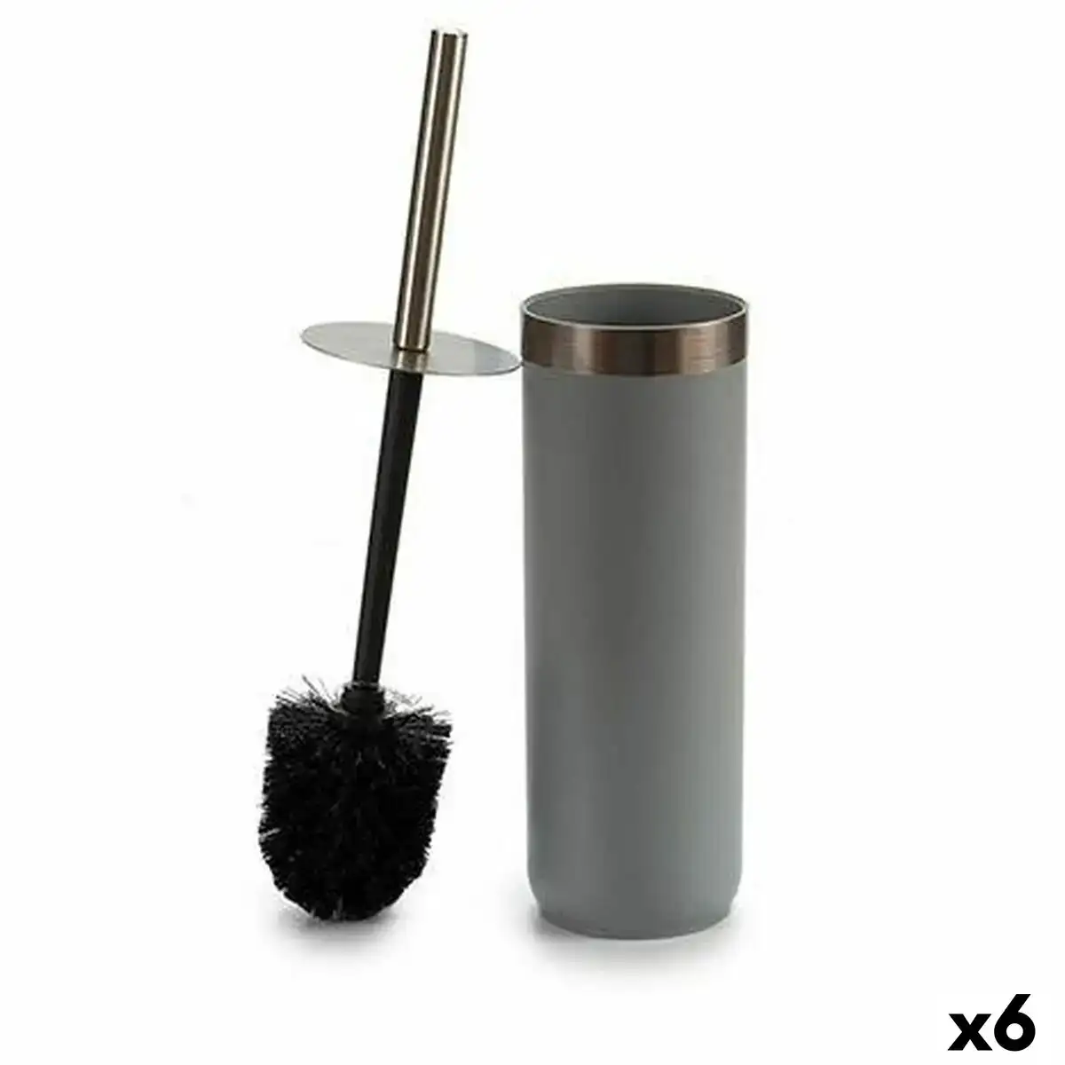 Brosse de salle de wc noir gris plastique 9 5 x 38 5 x 9 5 cm 6 unites _7854. Bienvenue sur DIAYTAR COTE D'IVOIRE - Où Chaque Produit a son Histoire. Découvrez notre sélection unique et choisissez des articles qui racontent la richesse culturelle et artistique du Côte d'Ivoire.