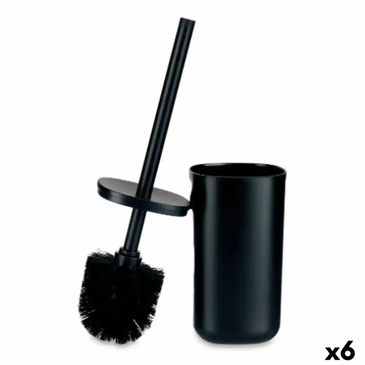 Brosse de salle de wc noir polystyrene 9 6 x 35 x 9 6 cm 6 unites _9825. DIAYTAR COTE D'IVOIRE - L'Art de Vivre le Shopping Authentique. Découvrez notre boutique en ligne et trouvez des produits qui célèbrent la culture et l'héritage du Côte d'Ivoire.