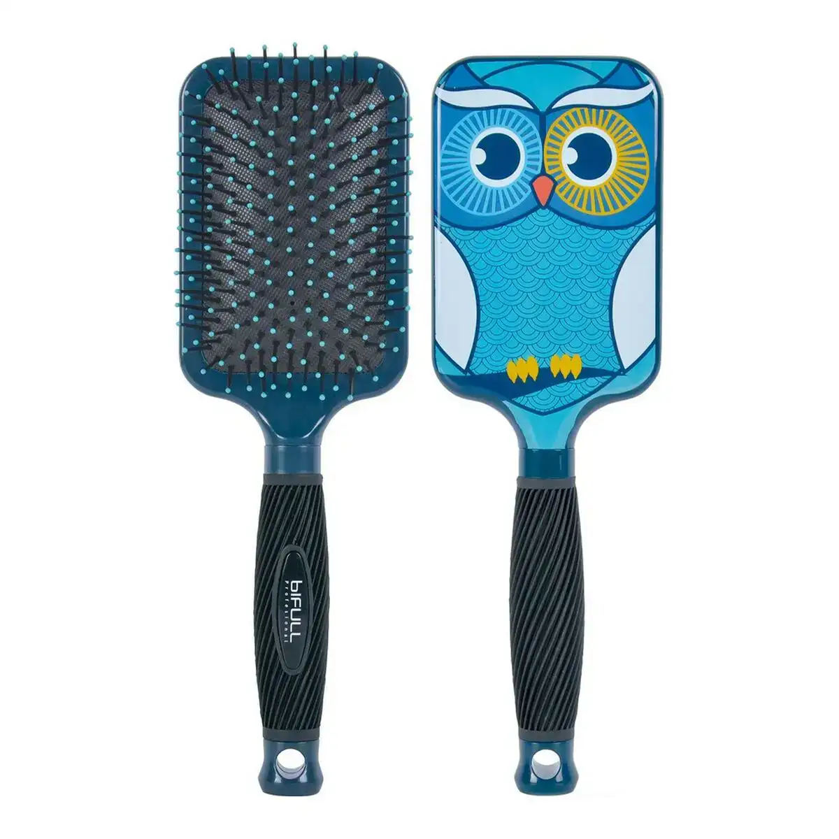 Brosse demelante bifull hibou bleu_7836. DIAYTAR COTE D'IVOIRE - Votre Destination Shopping Exquise. Explorez notre boutique en ligne et découvrez des trésors qui ajoutent une touche de sophistication à votre style et à votre espace.