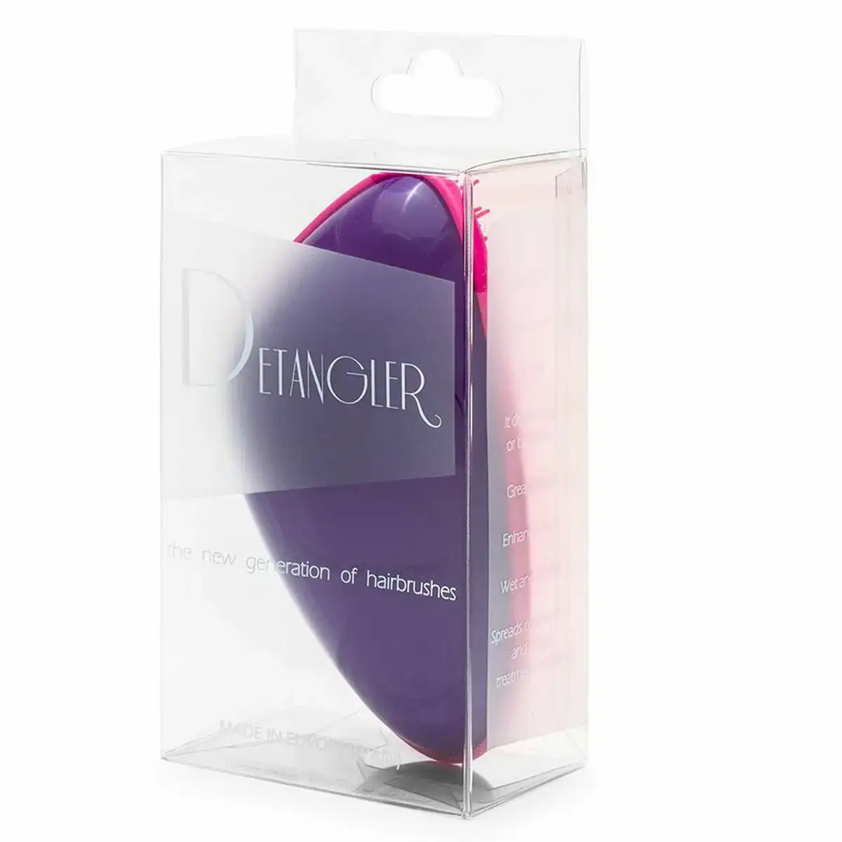 Brosse demelante detangler violet fuchsia_7950. DIAYTAR COTE D'IVOIRE - Là où Chaque Produit est une Trouvaille Unique. Découvrez notre boutique en ligne et trouvez des articles qui vous distinguent par leur originalité.