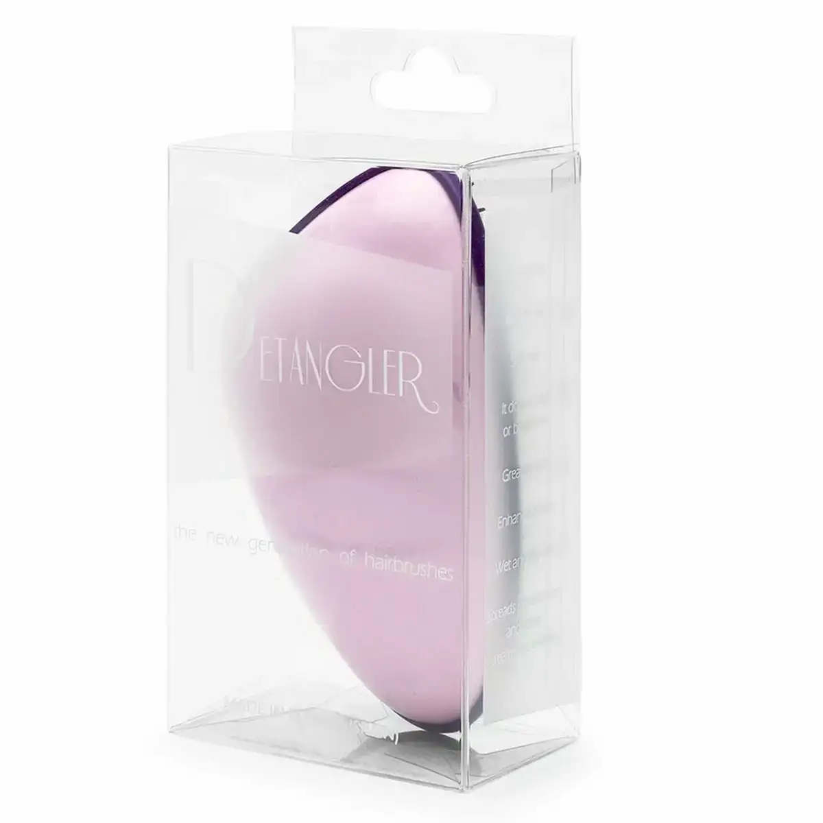 Brosse demelante detangler violet rose_3792. DIAYTAR COTE D'IVOIRE - Votre Passage vers l'Exceptionnel. Naviguez à travers notre sélection minutieuse et découvrez des articles qui apportent une touche spéciale à chaque instant de votre vie.
