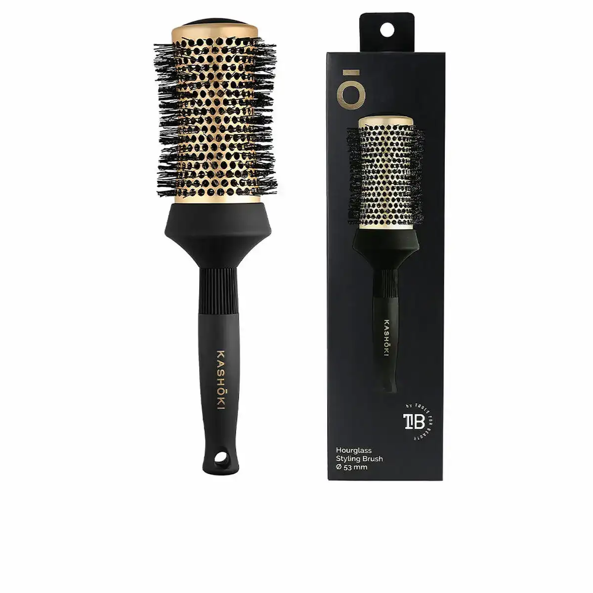 Brosse kashoki hourglass ceramique o 53 mm_2084. DIAYTAR COTE D'IVOIRE - Votre Destination pour un Shopping Réfléchi. Découvrez notre gamme variée et choisissez des produits qui correspondent à vos valeurs et à votre style de vie.