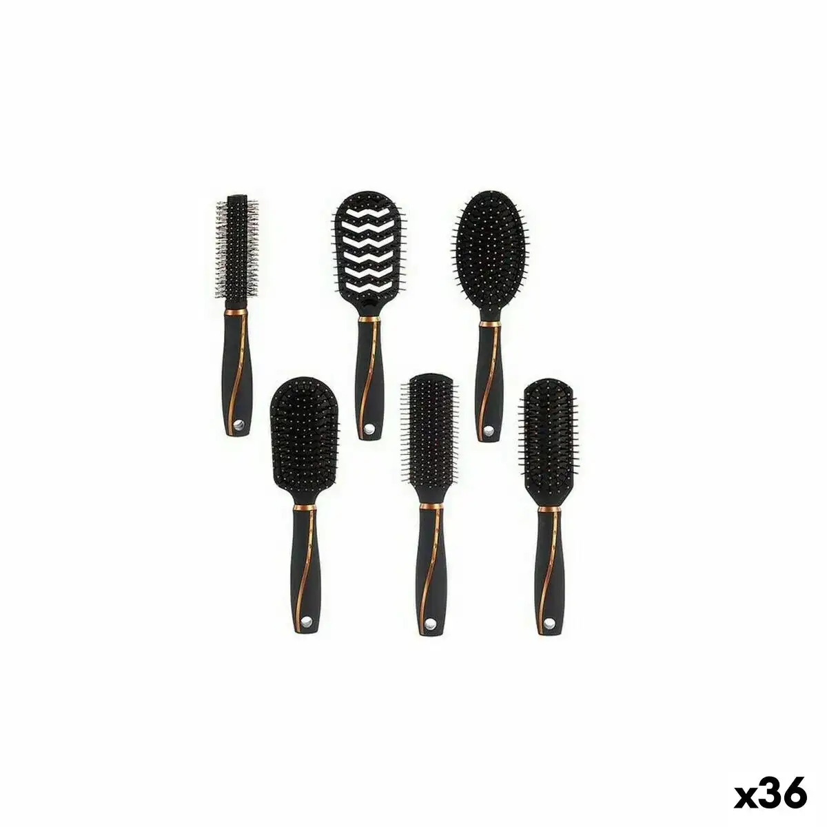 Brosse noir orange plastique 36 unites _3984. DIAYTAR COTE D'IVOIRE - L'Art de Vivre le Shopping Éthique. Parcourez notre gamme et choisissez des produits qui reflètent notre engagement envers des pratiques durables.