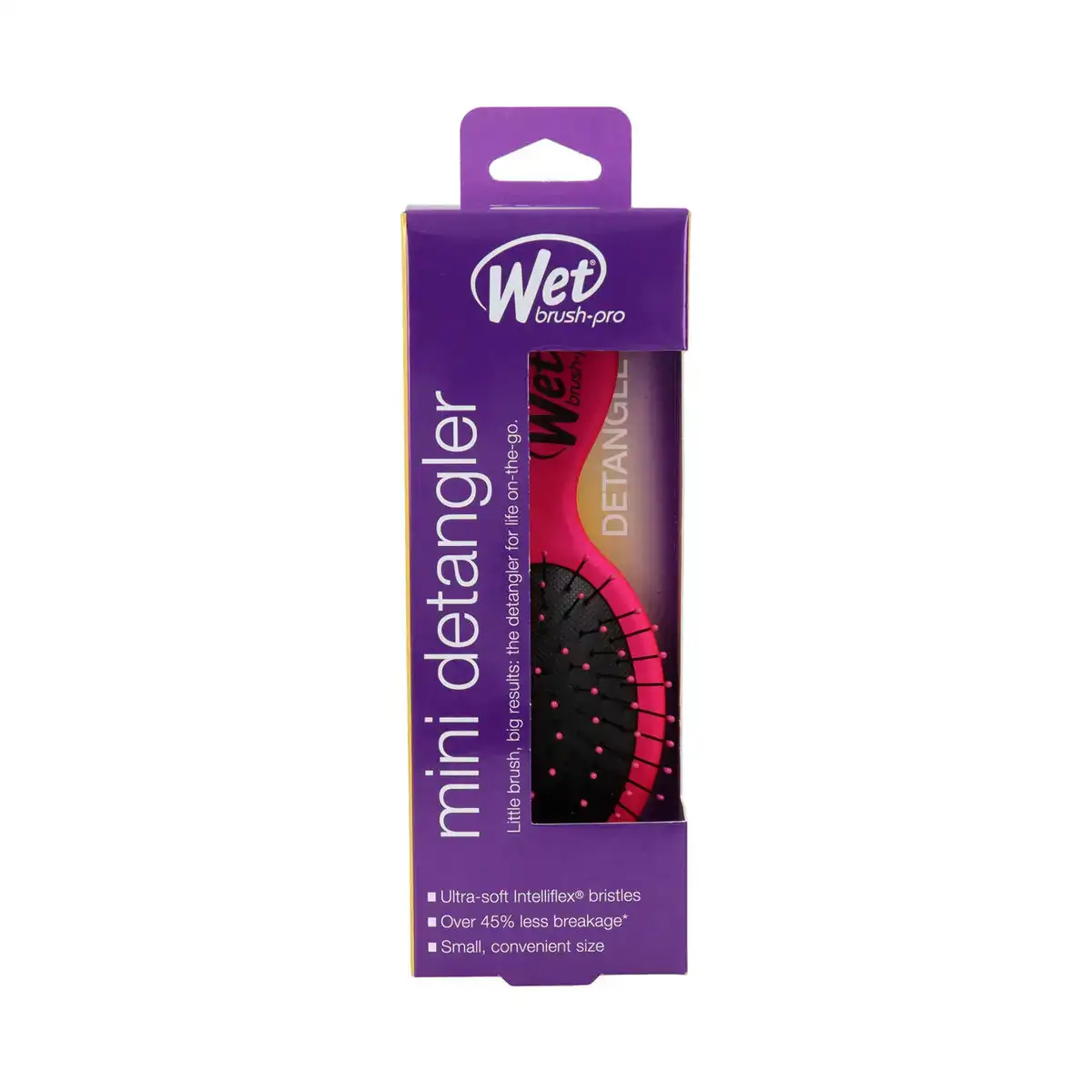 Brosse wet brush pro mini rose_5255. DIAYTAR COTE D'IVOIRE - Où Choisir est une Célébration. Découvrez notre sélection de produits qui représentent la diversité et la joie du Côte d'Ivoire, à chaque étape de votre vie.