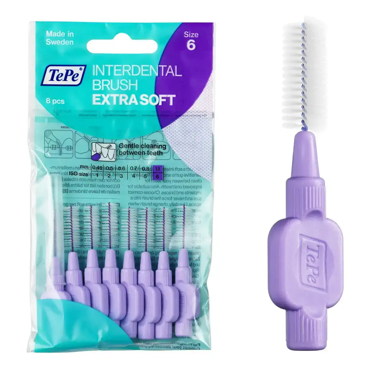 Brosses interdentaires tepe lila super doux 8 pieces _3946. DIAYTAR COTE D'IVOIRE - Là où Choisir est un Acte d'Amour pour le Côte d'Ivoire. Explorez notre gamme et choisissez des produits qui célèbrent la culture et l'artisanat du pays.
