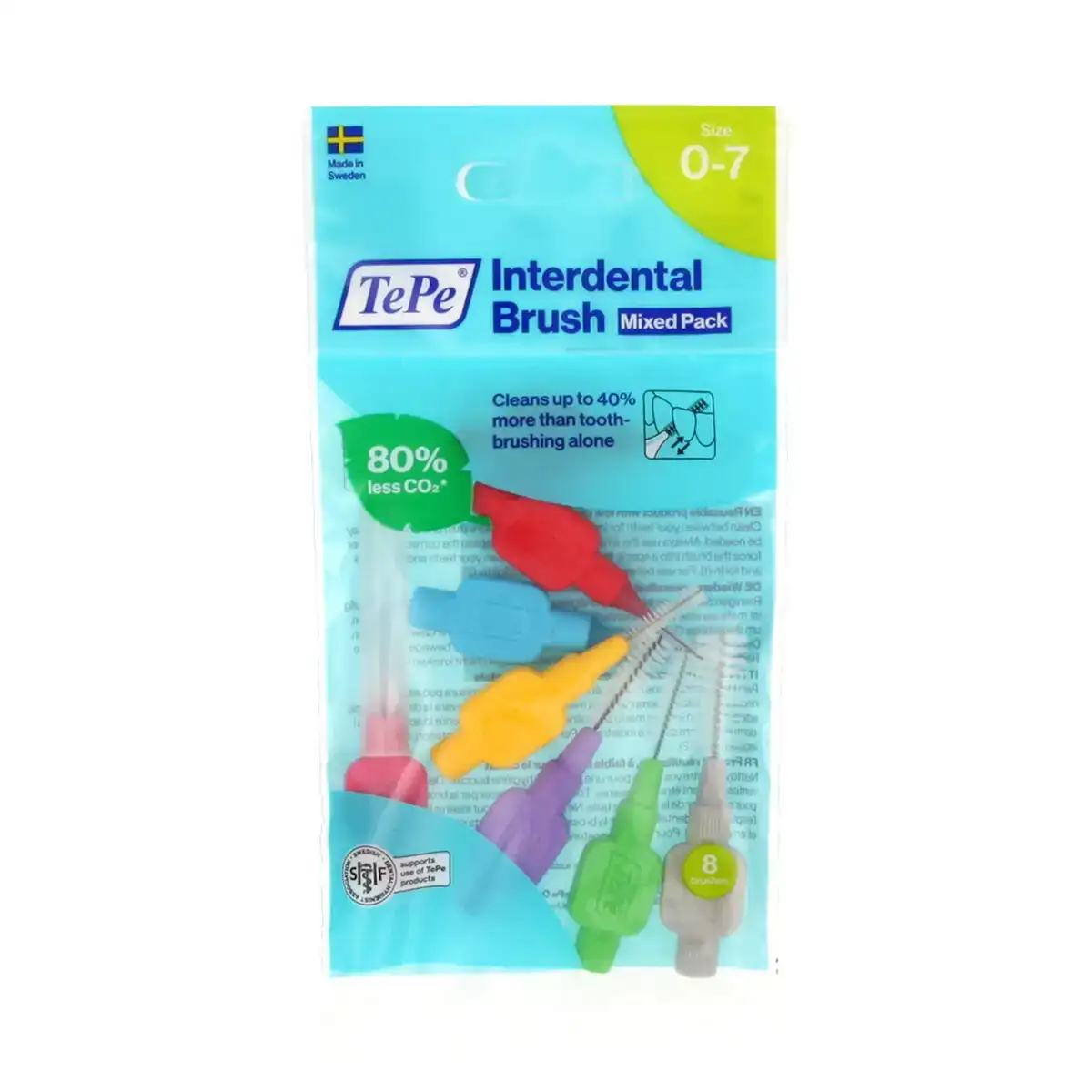 Brosses interdentaires tepe multicouleur 8 pieces _9294. DIAYTAR COTE D'IVOIRE - Votre Destination Shopping Authentique. Explorez notre boutique en ligne et découvrez des trésors qui reflètent l'âme du Côte d'Ivoire, pour une expérience shopping unique.