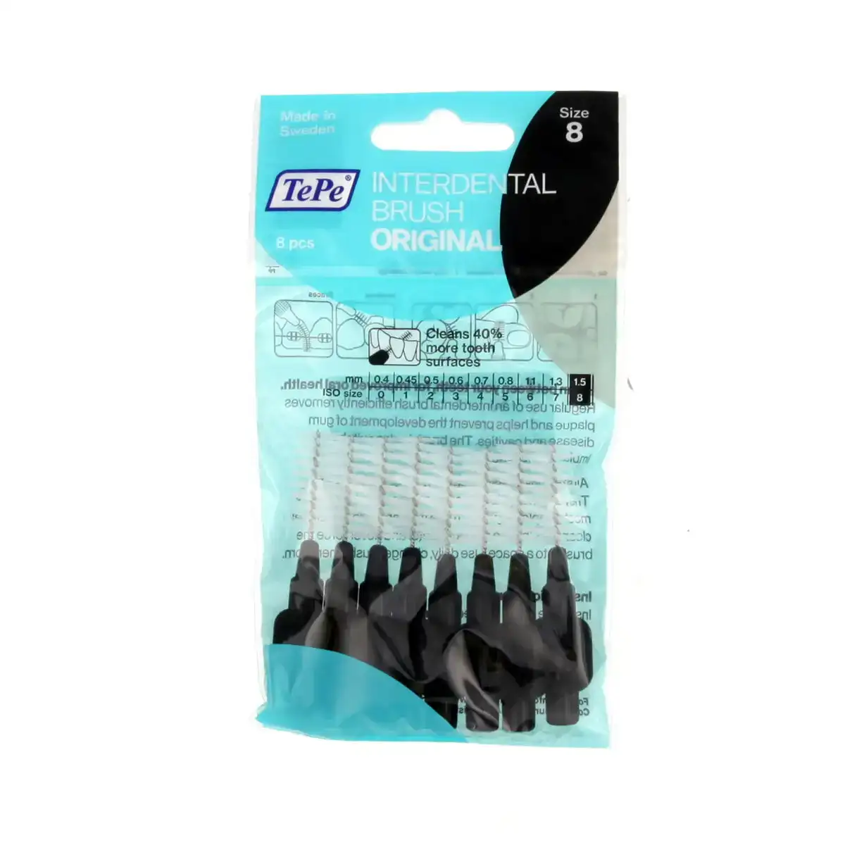 Brosses interdentaires tepe noir 8 unites _6478. Entrez dans l'Univers de DIAYTAR COTE D'IVOIRE - Où la Tradition S'unit à la Modernité. Explorez notre sélection pour trouver des produits qui allient héritage et innovation.