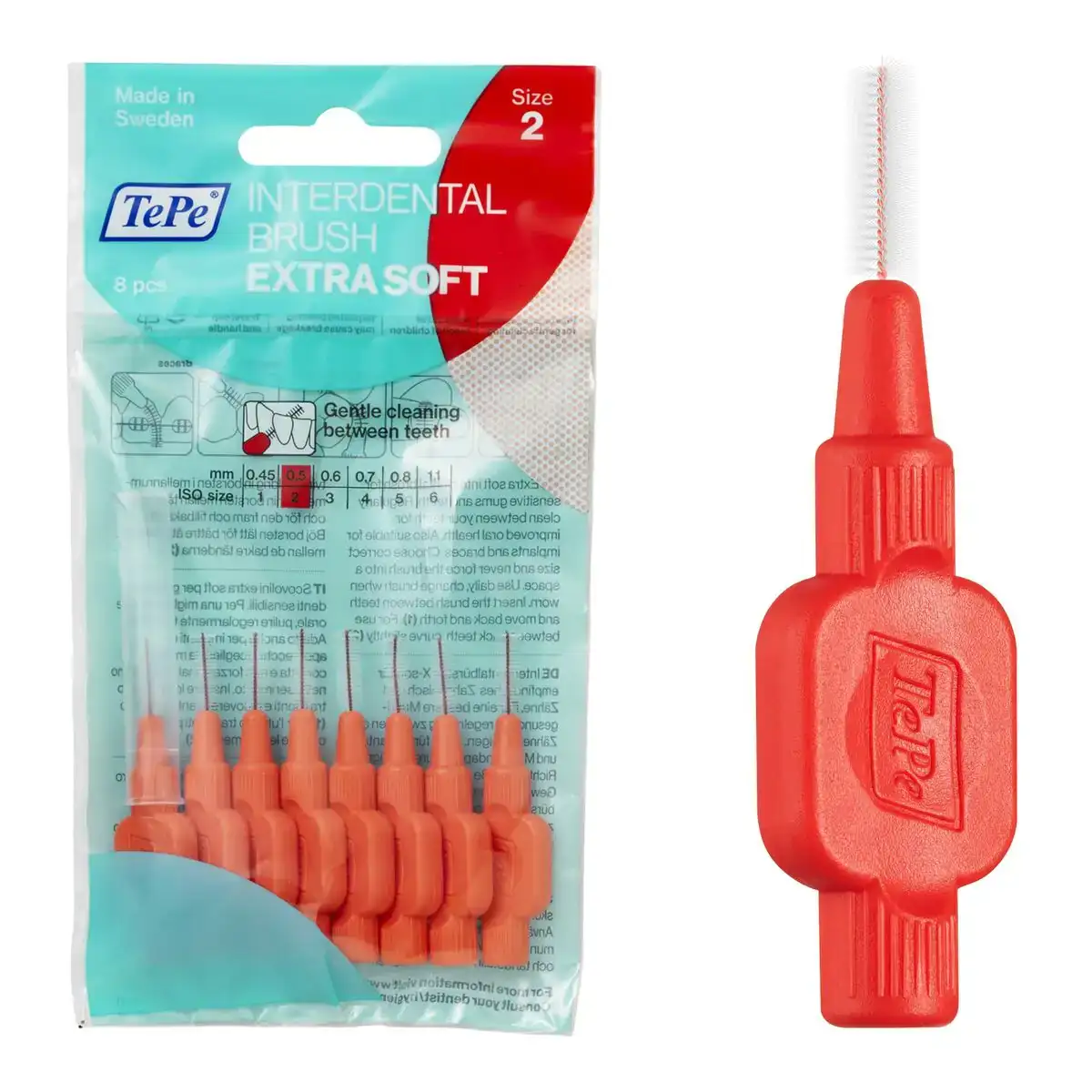Brosses interdentaires tepe rouge super doux 8 pieces _1709. DIAYTAR COTE D'IVOIRE - Où Choisir Devient une Découverte. Explorez notre boutique en ligne et trouvez des articles qui vous surprennent et vous ravissent à chaque clic.