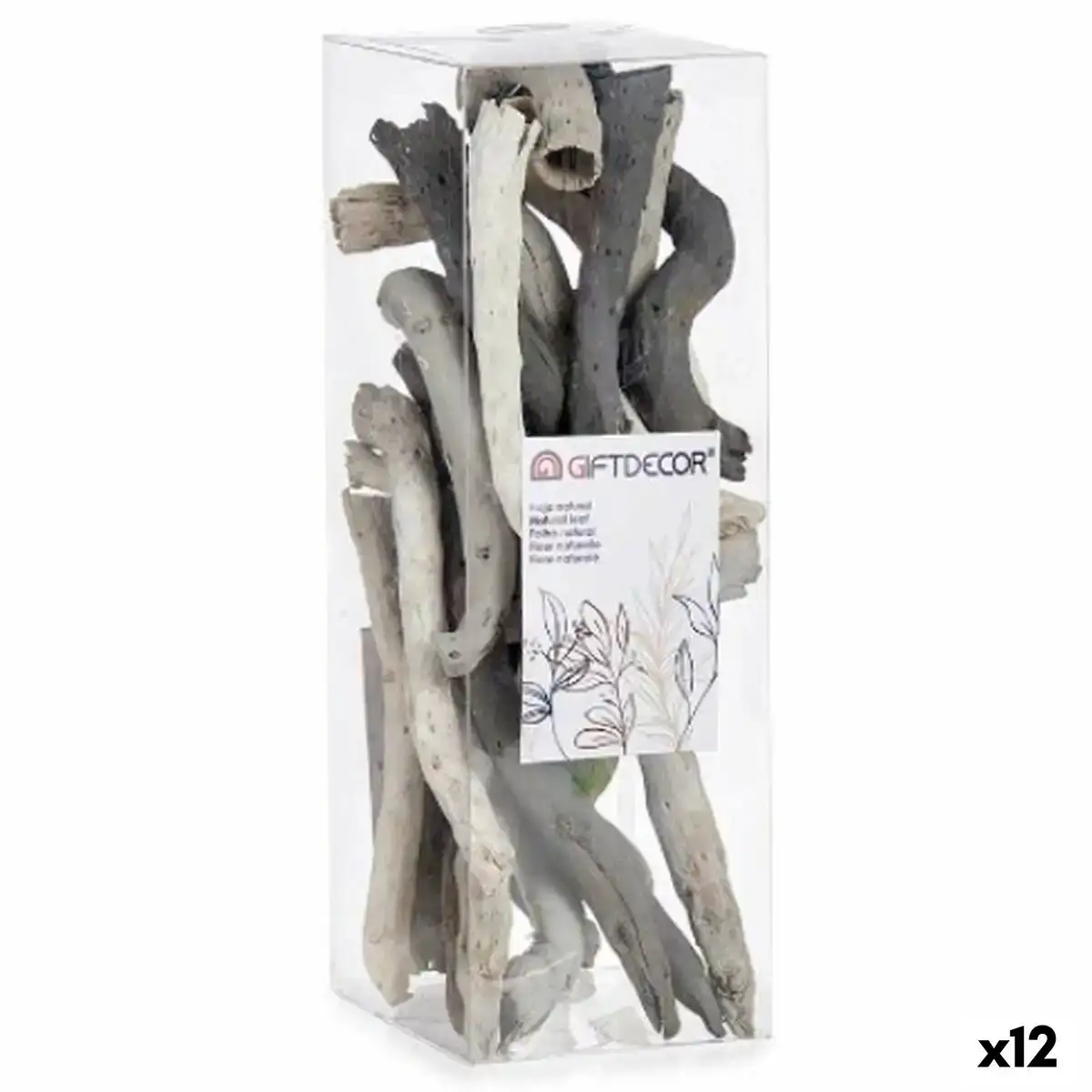 Buche decorative gris 12 unites _1124. DIAYTAR COTE D'IVOIRE - Où Chaque Sélection Vous Parle. Parcourez nos catégories et découvrez des produits qui reflètent vos passions et vos besoins, pour un shopping personnel et inspirant.