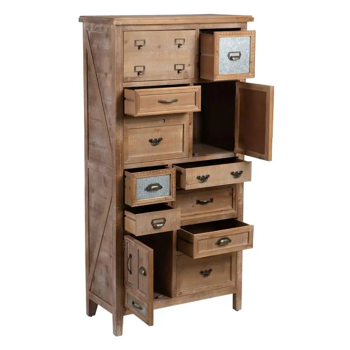 Buffet 80 x 36 x 155 cm bois d epicea bois mdf_2309. Entrez dans l'Univers de DIAYTAR COTE D'IVOIRE - Où Chaque Produit a sa Place. Explorez nos rayons virtuels et choisissez des articles qui s'intègrent parfaitement à votre style de vie.