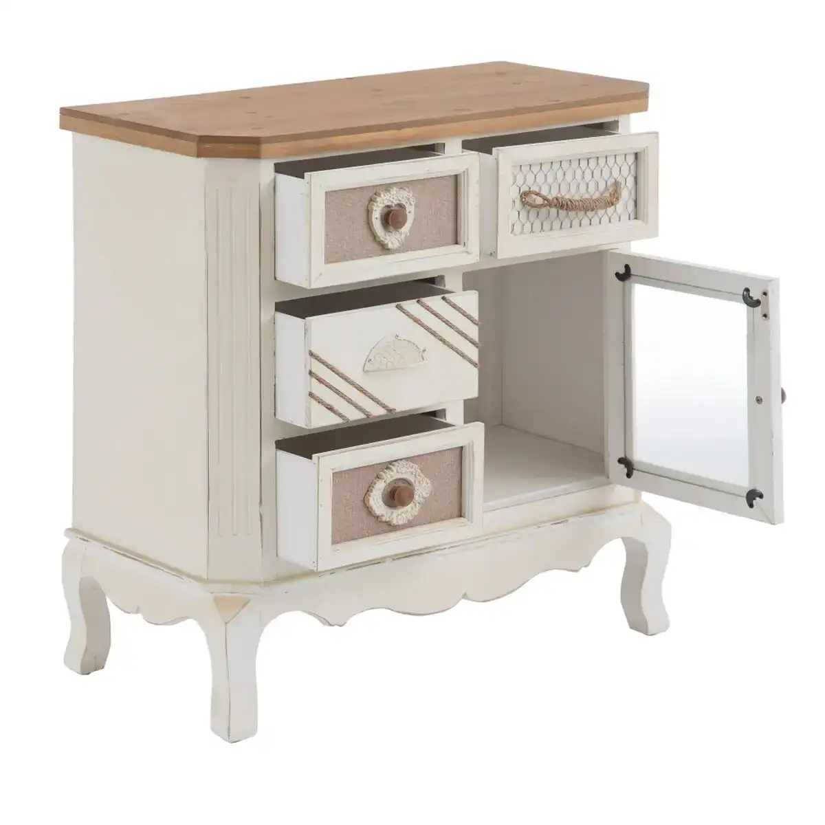 Buffet daisy 72 x 34 x 75 cm naturel bois blanc dmf_9869. DIAYTAR COTE D'IVOIRE - Là où Chaque Clic Compte. Parcourez notre boutique en ligne et laissez-vous guider vers des trouvailles uniques qui enrichiront votre quotidien.