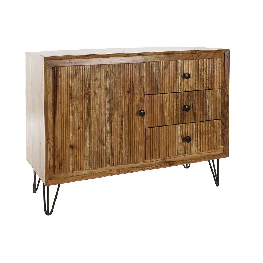 Buffet dkd home decor 100 x 40 x 77 cm noir marron acacia_6168. DIAYTAR COTE D'IVOIRE - L'Art du Shopping Éclairé. Naviguez à travers notre plateforme intuitive et découvrez une variété d'articles soigneusement sélectionnés pour répondre à vos besoins et à vos envies.