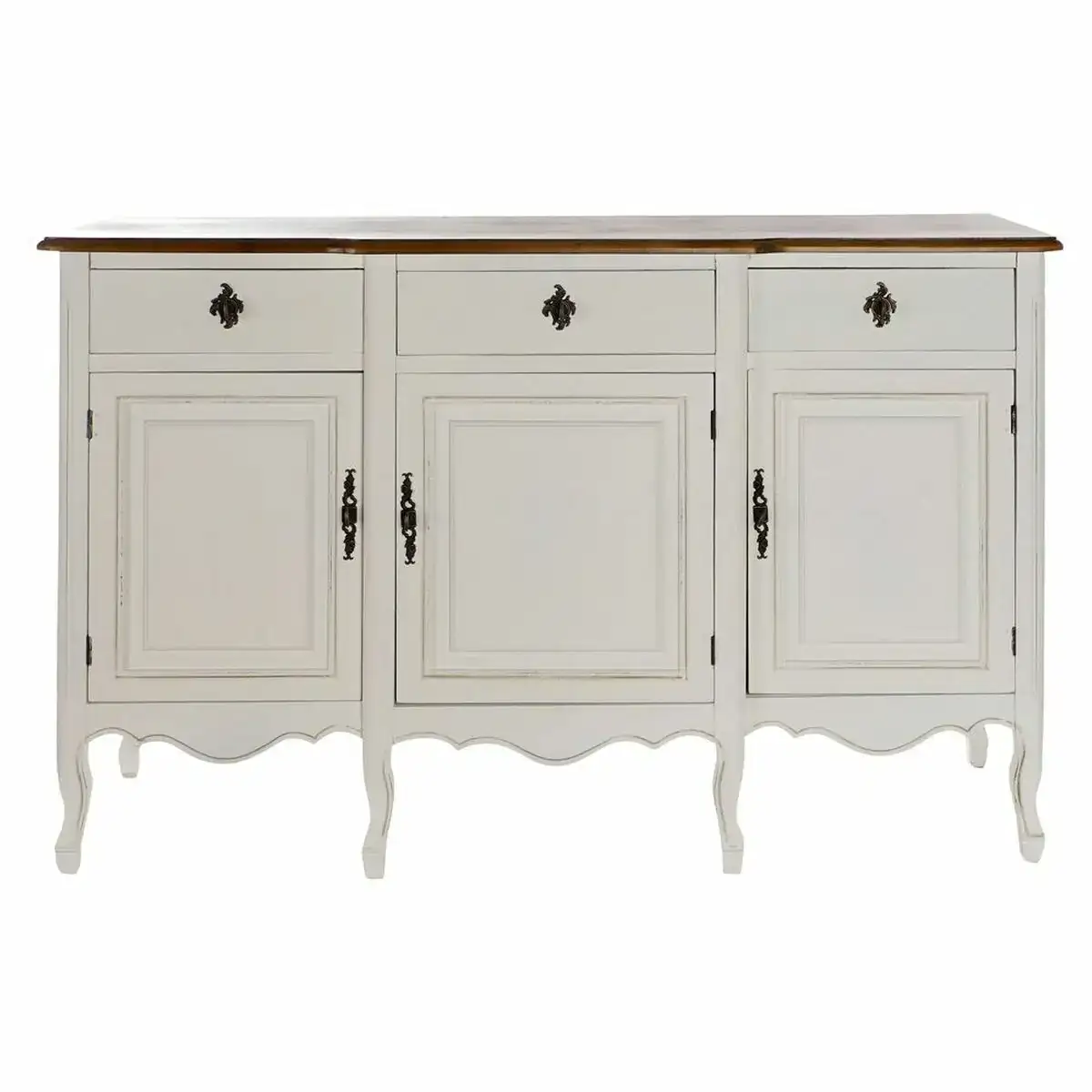 Buffet dkd home decor 140 x 45 x 90 cm marron blanc brun fonce bois de paulownia_3042. DIAYTAR COTE D'IVOIRE - L'Art de Vivre en Couleurs et en Styles. Parcourez notre sélection et trouvez des articles qui reflètent votre personnalité et votre goût pour la vie.