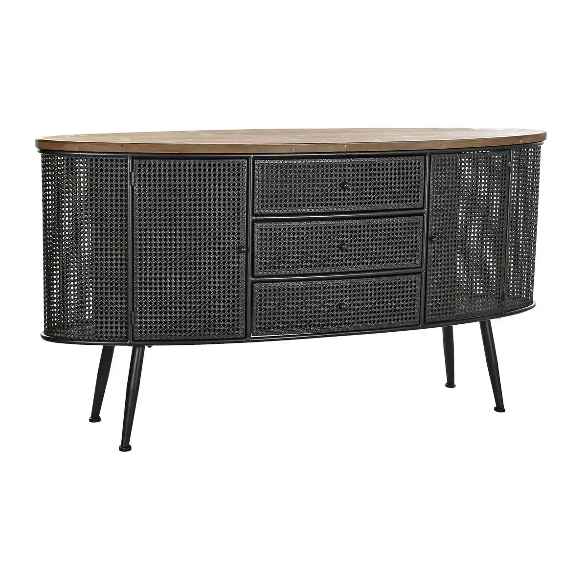 Buffet dkd home decor 145 5 x 45 x 76 cm sapin noir metal marron_7162. Entrez dans le Monde de DIAYTAR COTE D'IVOIRE - Où Chaque Produit Raconte une Histoire Unique. Explorez notre sélection et laissez-vous transporter par des récits à travers les articles que vous choisissez.