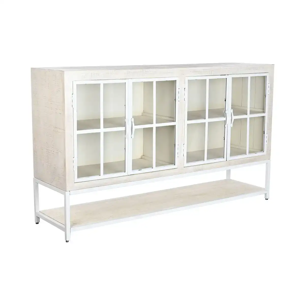 Buffet dkd home decor 170 x 45 x 100 cm metal blanc bois de manguier_6458. Bienvenue chez DIAYTAR COTE D'IVOIRE - Où Choisir est une Invitation au Voyage. Explorez notre boutique en ligne et découvrez des produits qui vous transportent dans l'univers du Côte d'Ivoire.