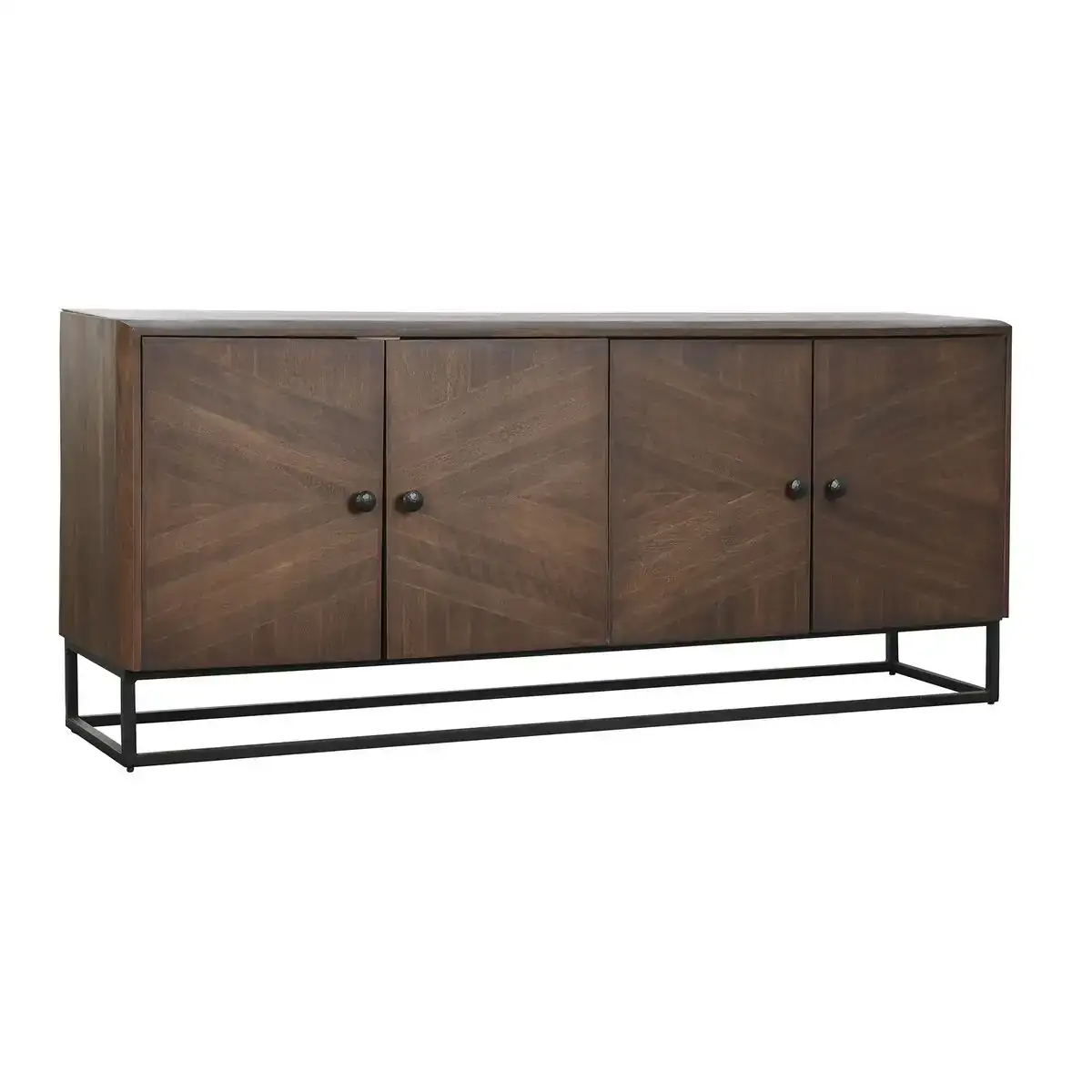 Buffet dkd home decor 177 x 38 x 75 cm brun fonce bois_3854. DIAYTAR COTE D'IVOIRE - Là où le Chic Rencontre la Tradition. Naviguez à travers notre catalogue et choisissez des produits qui équilibrent l'élégance intemporelle et l'innovation moderne.