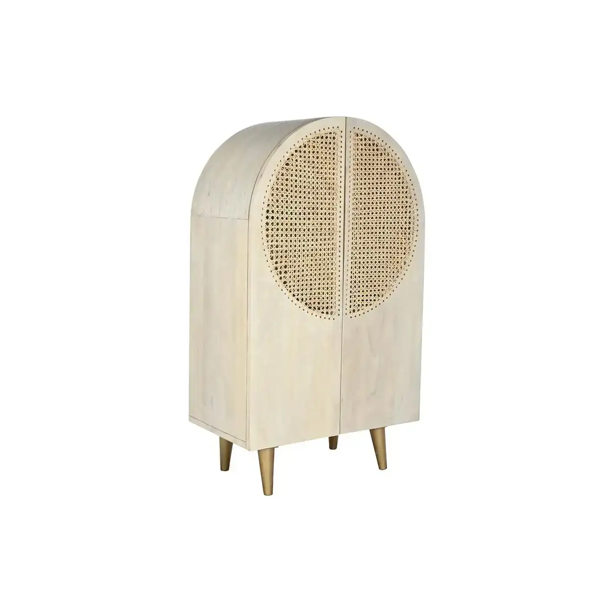 Buffet dkd home decor 80 x 45 x 140 cm naturel blanc bois de manguier_4710. DIAYTAR COTE D'IVOIRE - Votre Destination Shopping d'Exception. Parcourez nos rayons virtuels et choisissez des produits qui incarnent l'excellence et la diversité.