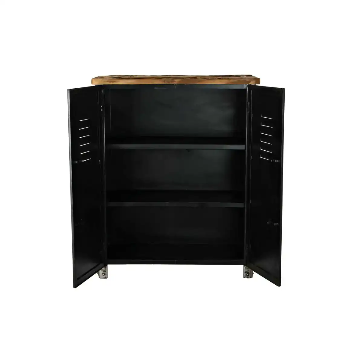 Buffet dkd home decor 83 x 40 x 102 cm gris metal bois marron_8276. DIAYTAR COTE D'IVOIRE - Là où le Chic Rencontre la Tradition. Naviguez à travers notre catalogue et choisissez des produits qui équilibrent l'élégance intemporelle et l'innovation moderne.