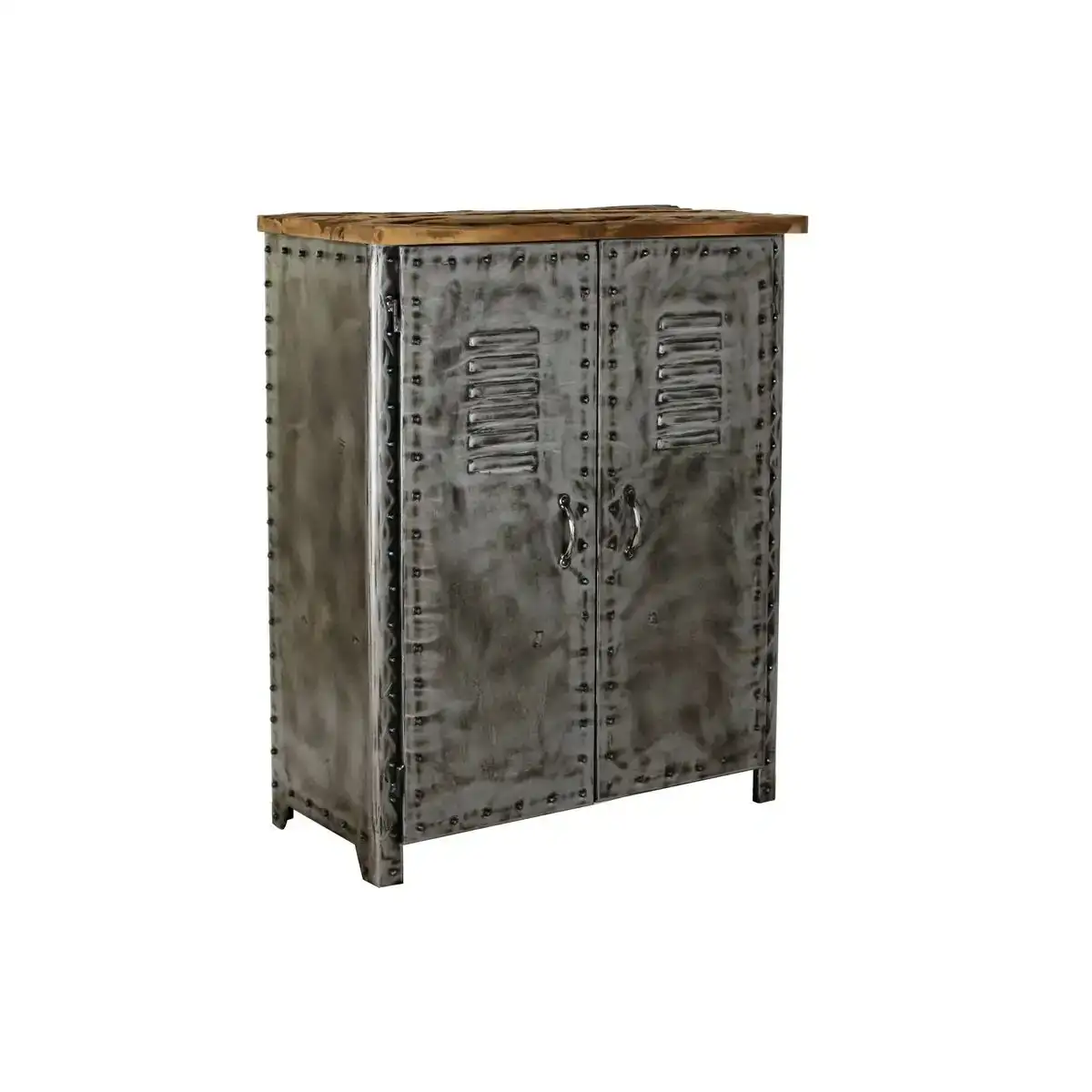 Buffet dkd home decor 83 x 40 x 102 cm gris metal bois marron_9142. Bienvenue chez DIAYTAR COTE D'IVOIRE - Où l'Authenticité Rencontre l'Accessibilité. Explorez notre sélection abordable et découvrez des articles qui incarnent l'essence du Côte d'Ivoire.