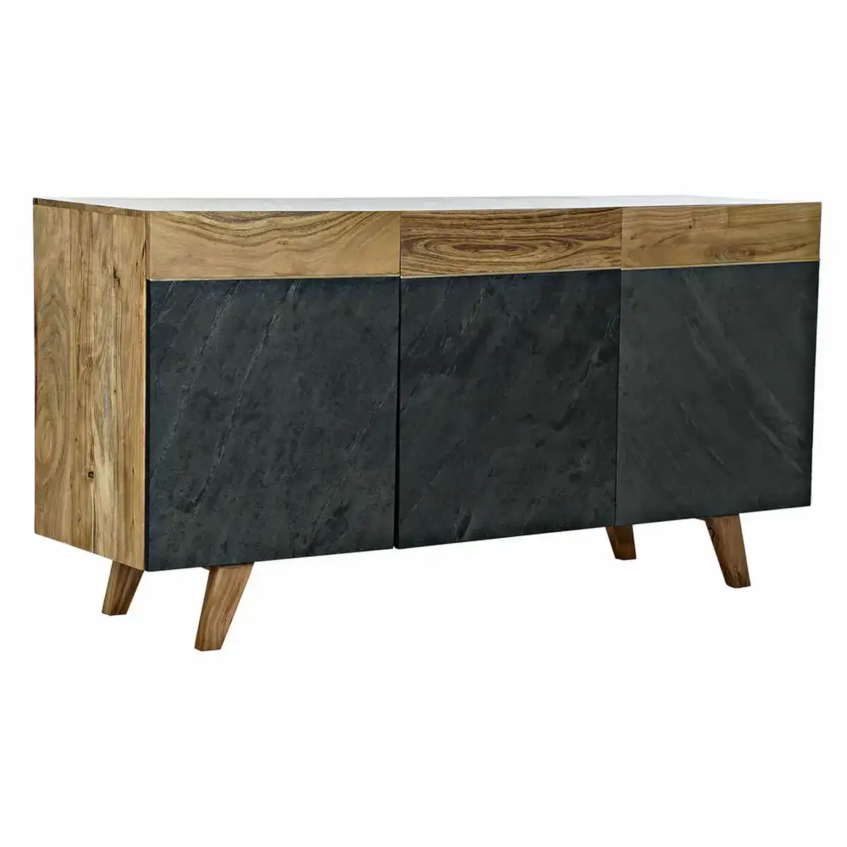 Buffet dkd home decor 8424001826971 145 x 42 x 74 cm noir marron acacia_2649. DIAYTAR COTE D'IVOIRE - L'Art de Magasiner sans Limites. Naviguez à travers notre collection diversifiée pour trouver des produits qui élargiront vos horizons shopping.