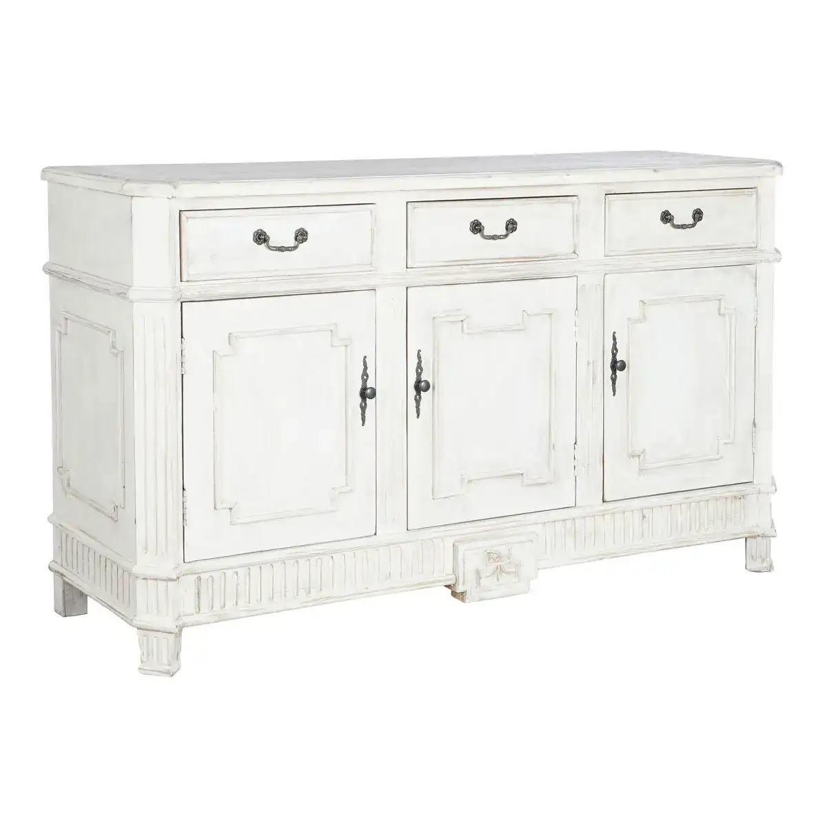 Buffet dkd home decor blanc 160 x 45 x 90 cm pin_6497. DIAYTAR COTE D'IVOIRE - Là où Chaque Produit Est une Trouvaille. Parcourez notre catalogue diversifié et découvrez des articles qui enrichiront votre quotidien, du pratique à l'insolite.