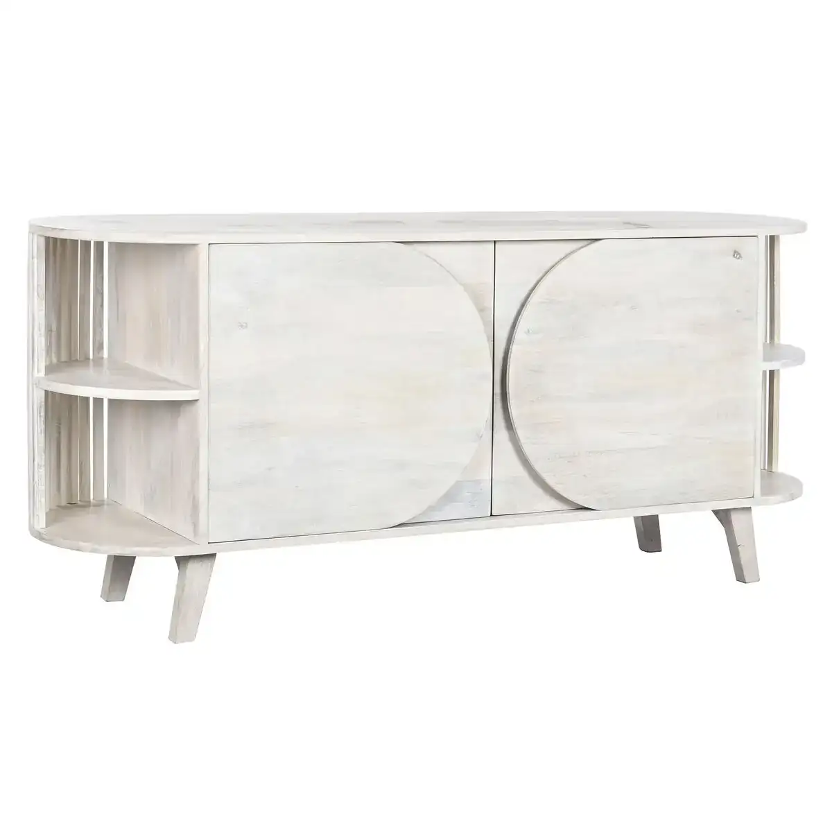 Buffet dkd home decor blanc bois de manguier 150 x 40 x 65 cm _2312. DIAYTAR COTE D'IVOIRE - L'Art de Vivre le Shopping Authentique. Découvrez notre boutique en ligne et trouvez des produits qui célèbrent la culture et l'héritage du Côte d'Ivoire.