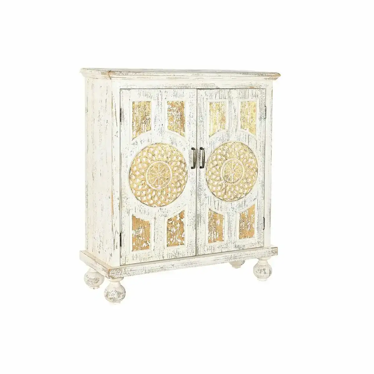 Buffet dkd home decor blanc dore sapin bois mdf 93 5 x 36 5 x 110 cm_6555. DIAYTAR COTE D'IVOIRE - L'Art de Choisir, l'Art de Vivre. Parcourez notre boutique en ligne et découvrez des produits qui transforment chaque choix en une expérience enrichissante.