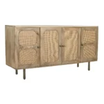 Buffet dkd home decor bois bois de manguier marron naturel 150 x 40 x 76 cm_8397. Bienvenue chez DIAYTAR COTE D'IVOIRE - Où Chaque Objet a son Histoire. Découvrez notre sélection méticuleuse et choisissez des articles qui racontent l'âme du Côte d'Ivoire.