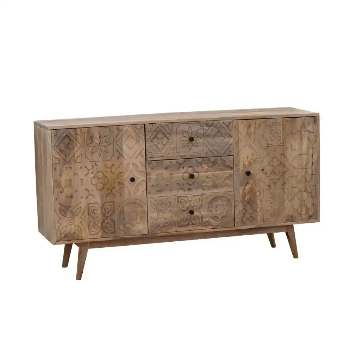 Buffet dkd home decor bois de manguier bois mdf 148 x 40 x 80 cm _5417. Bienvenue chez DIAYTAR COTE D'IVOIRE - Où Chaque Achat est un Geste d'Amour. Découvrez notre sélection minutieuse et choisissez des articles qui témoignent de votre passion.