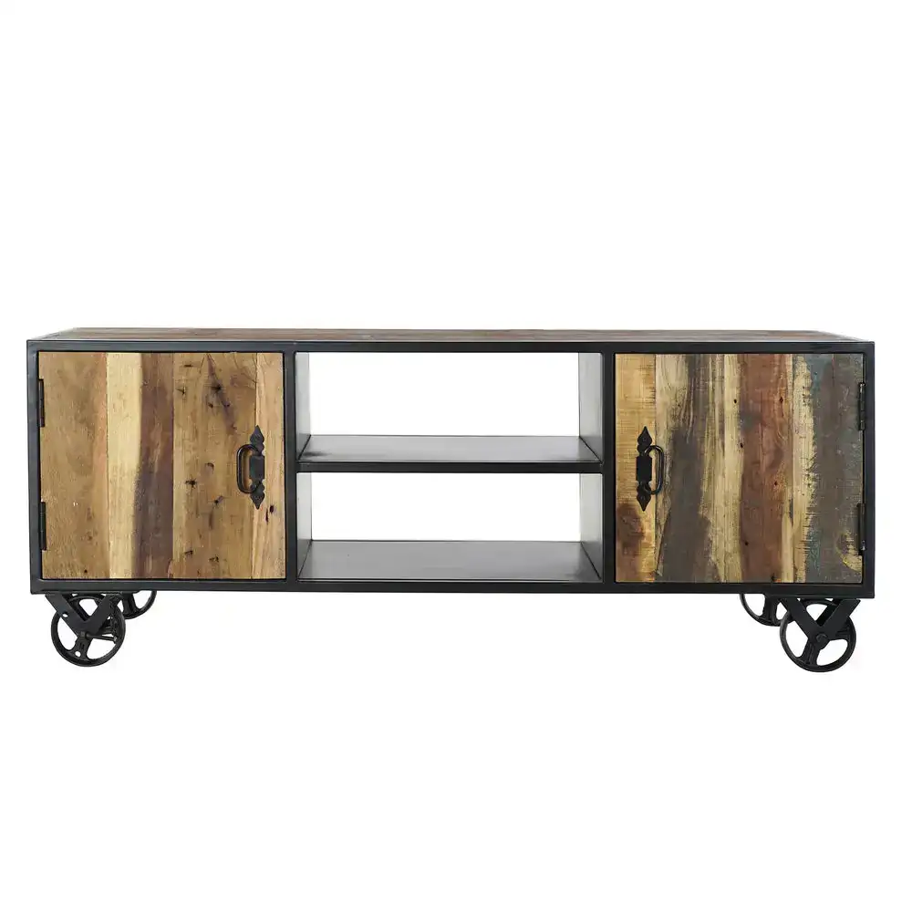 Buffet dkd home decor bois metal 140 x 40 x 55 cm _1064. DIAYTAR COTE D'IVOIRE - Où Chaque Produit est une Histoire à Raconter. Découvrez notre sélection de produits qui vous permettent de créer votre propre récit à travers vos achats.