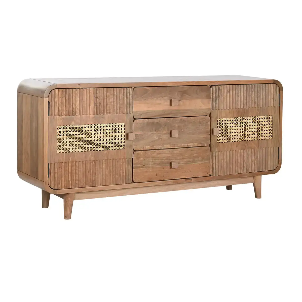 Buffet dkd home decor bois naturel 160 x 38 x 75 cm_1187. Bienvenue sur DIAYTAR COTE D'IVOIRE - Là où le Shopping Devient une Aventure. Explorez notre catalogue et dénichez des trésors qui élargiront votre horizon shopping.