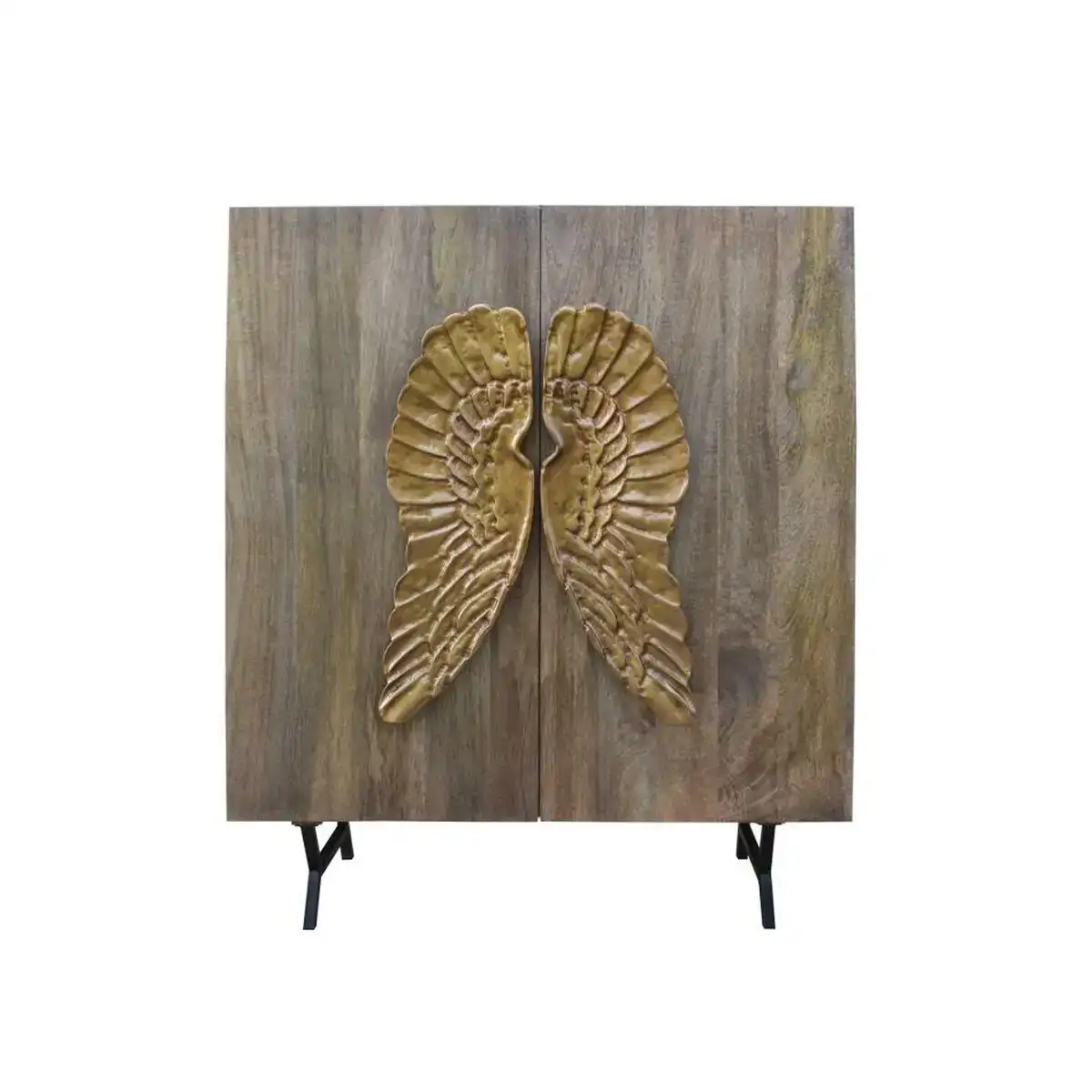 Buffet dkd home decor dore marron bois de manguier 100 x 45 x 120 cm _9473. DIAYTAR COTE D'IVOIRE - Où Choisir Devient une Découverte. Explorez notre boutique en ligne et trouvez des articles qui vous surprennent et vous ravissent à chaque clic.