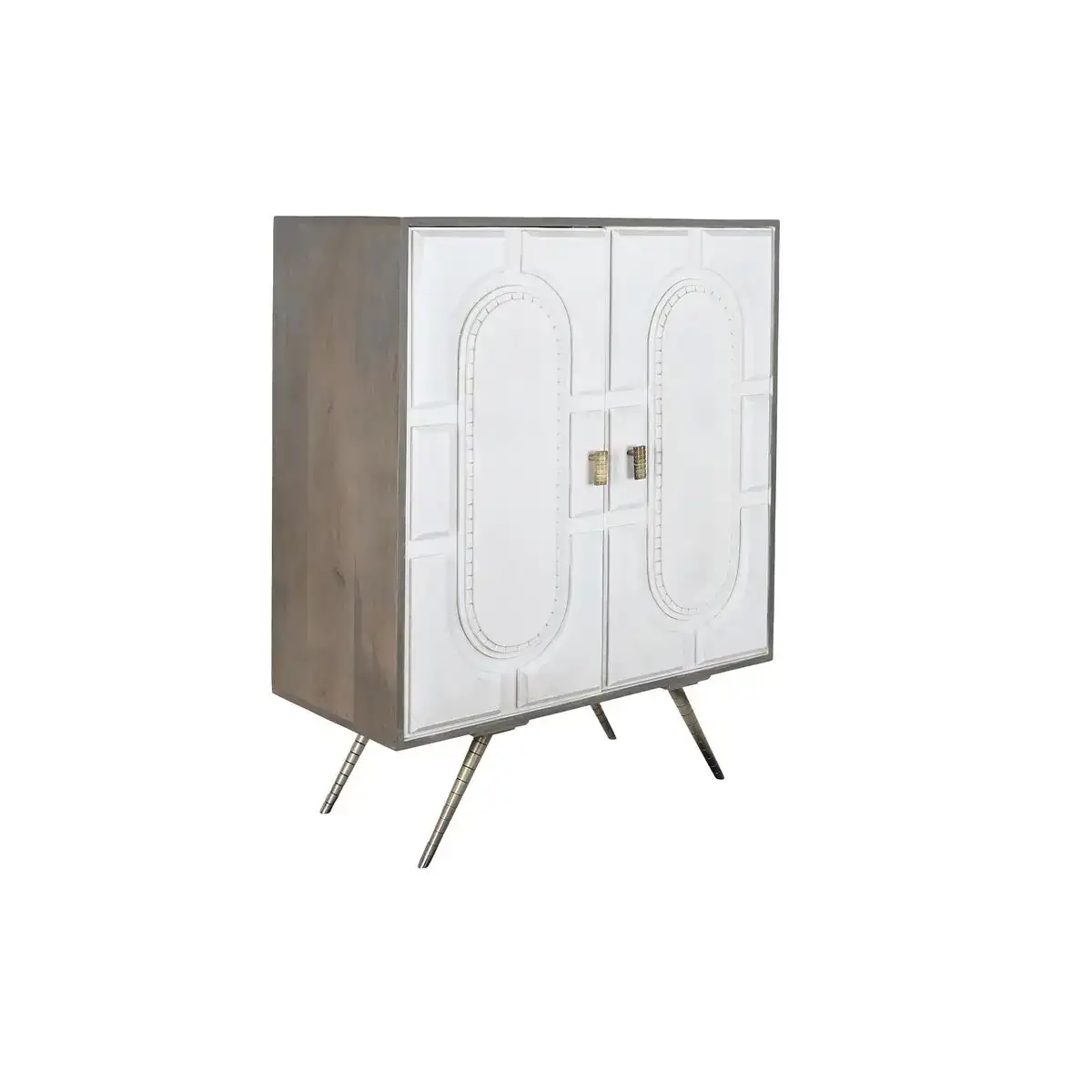 Buffet dkd home decor gris dore blanc laiton bois de manguier 93 x 41 x 114 cm _8580. DIAYTAR COTE D'IVOIRE - Votre Destination Shopping de Confiance. Naviguez à travers notre boutique en ligne et profitez d'une sélection soigneusement choisie de produits qui répondent à toutes vos exigences.