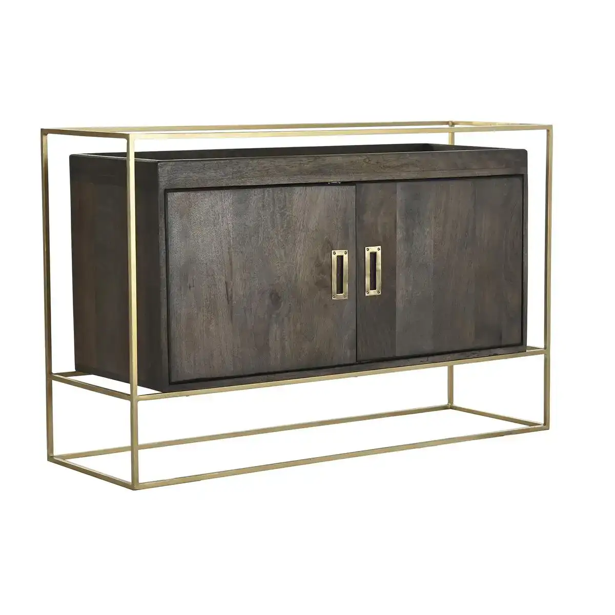 Buffet dkd home decor marron metal bois de manguier 122 x 38 x 76 cm_4138. DIAYTAR COTE D'IVOIRE - L'Art de Choisir, l'Art de Se Distinquer. Naviguez à travers notre catalogue et choisissez des produits qui ajoutent une note d'élégance à votre style unique.
