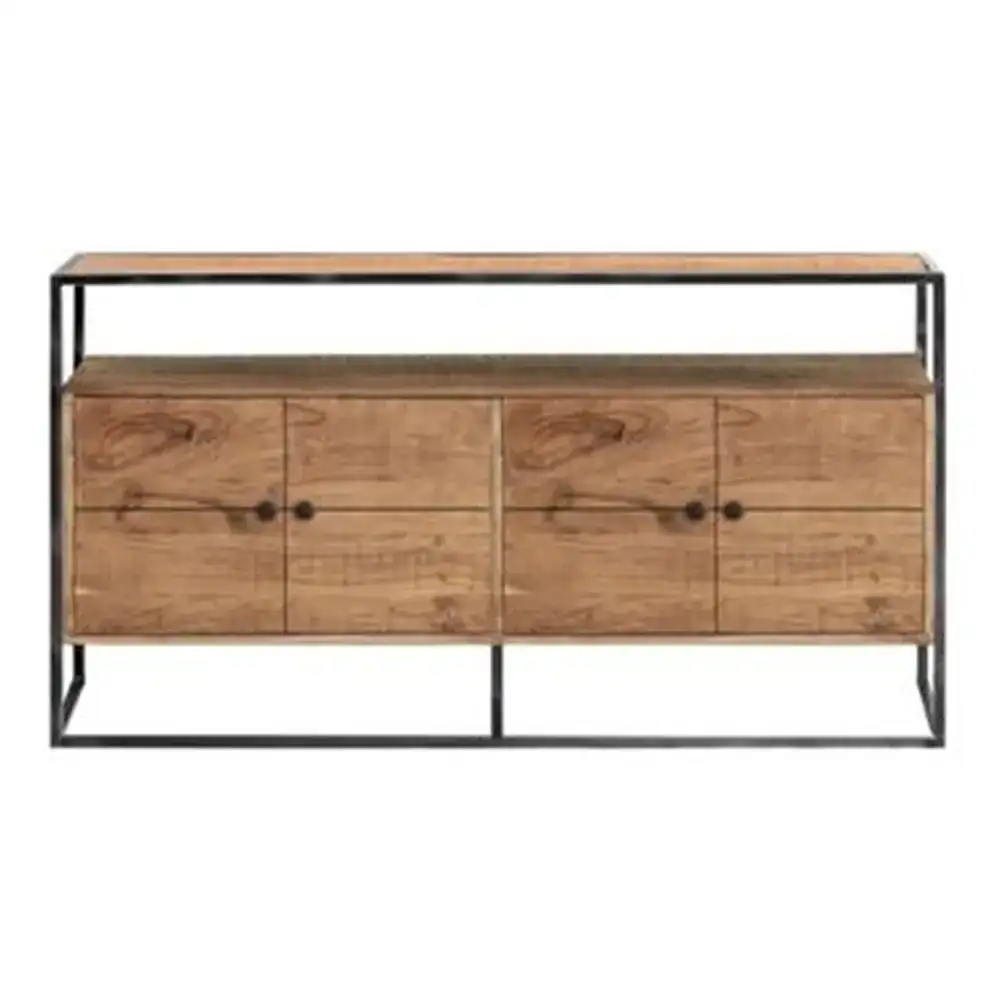 Buffet dkd home decor metal bois de manguier 150 x 40 x 83 cm _3607. DIAYTAR COTE D'IVOIRE - L'Équilibre Parfait entre Tradition et Modernité. Explorez notre collection pour trouver des produits qui incarnent la culture et la contemporanéité du Côte d'Ivoire.