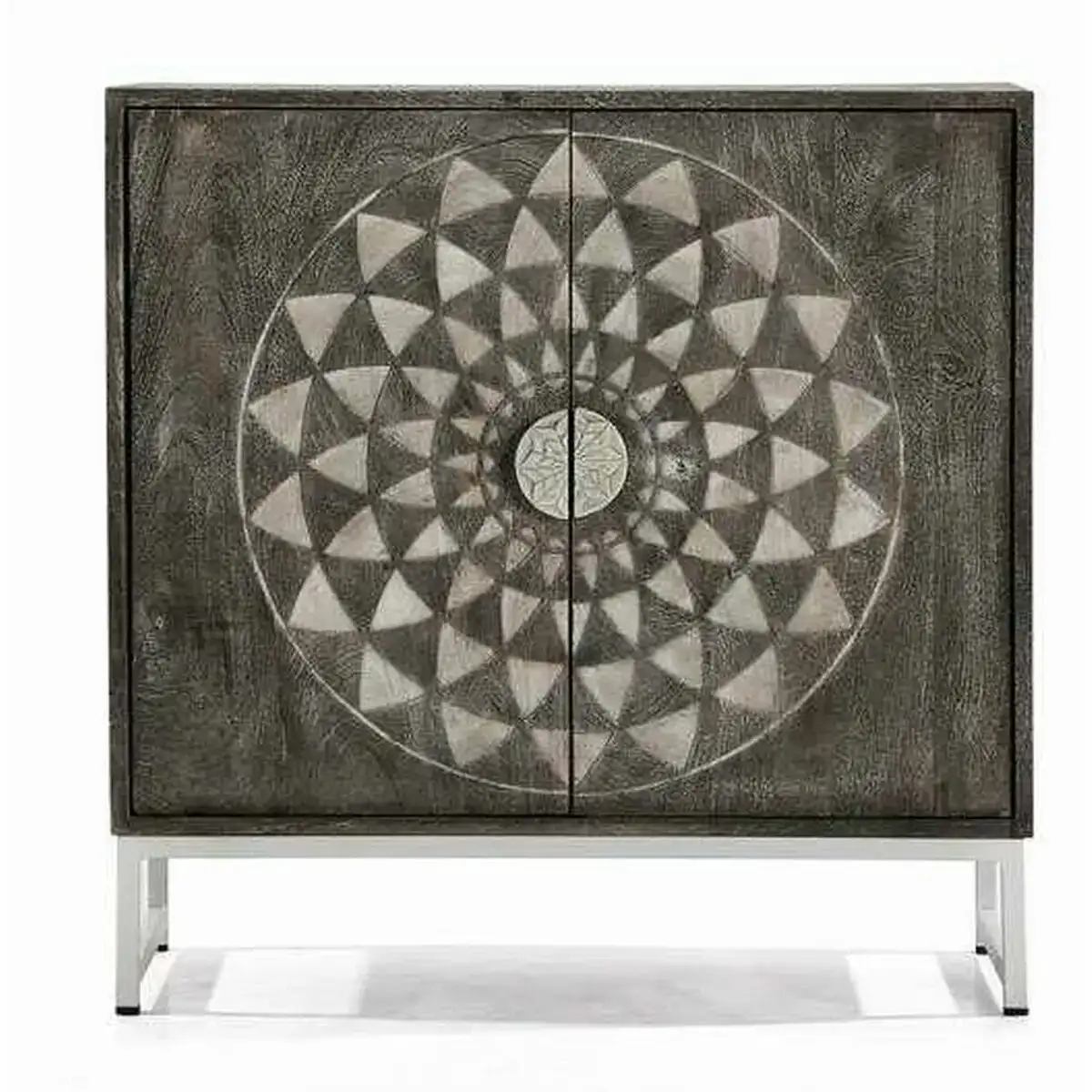 Buffet dkd home decor metal bois de manguier 81 x 38 x 81 cm _6316. DIAYTAR COTE D'IVOIRE - L'Art du Shopping Éclairé. Parcourez notre catalogue et choisissez parmi des produits de qualité qui satisferont vos besoins et votre style.
