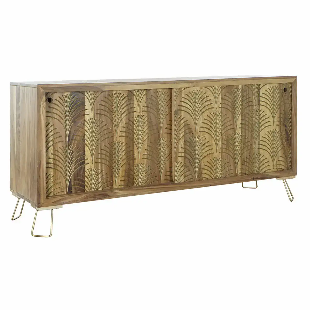 Buffet dkd home decor metal palissandre 160 x 45 x 75 cm _2421. DIAYTAR COTE D'IVOIRE - L'Univers du Choix et de l'Authenticité. Explorez notre catalogue et découvrez des articles qui incarnent le patrimoine du Côte d'Ivoire et la modernité du monde.