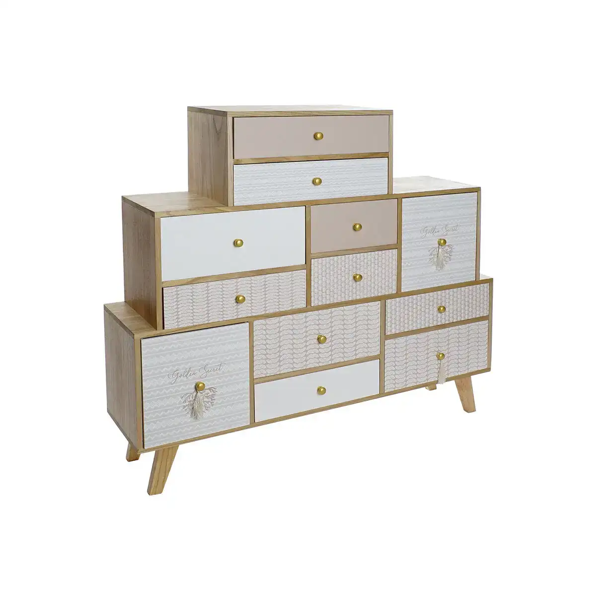 Buffet dkd home decor naturel bois de paulownia 120 x 25 x 110 cm_1643. DIAYTAR COTE D'IVOIRE - L'Art de Vivre en Couleurs. Découvrez notre boutique en ligne et trouvez des produits qui ajoutent une palette vibrante à votre quotidien.