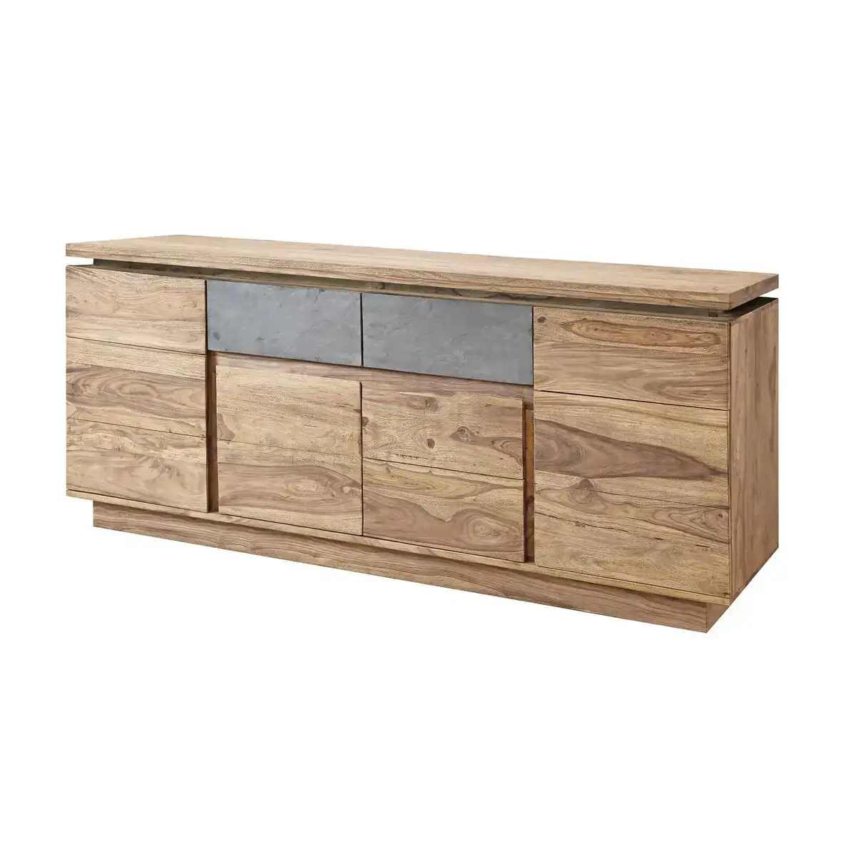 Buffet dkd home decor naturel gris 175 x 45 x 72 cm _5097. DIAYTAR COTE D'IVOIRE - Là où Choisir est une Célébration de l'Artisanat. Explorez notre gamme variée et choisissez des produits qui incarnent la tradition et le talent des artisans du Côte d'Ivoire.