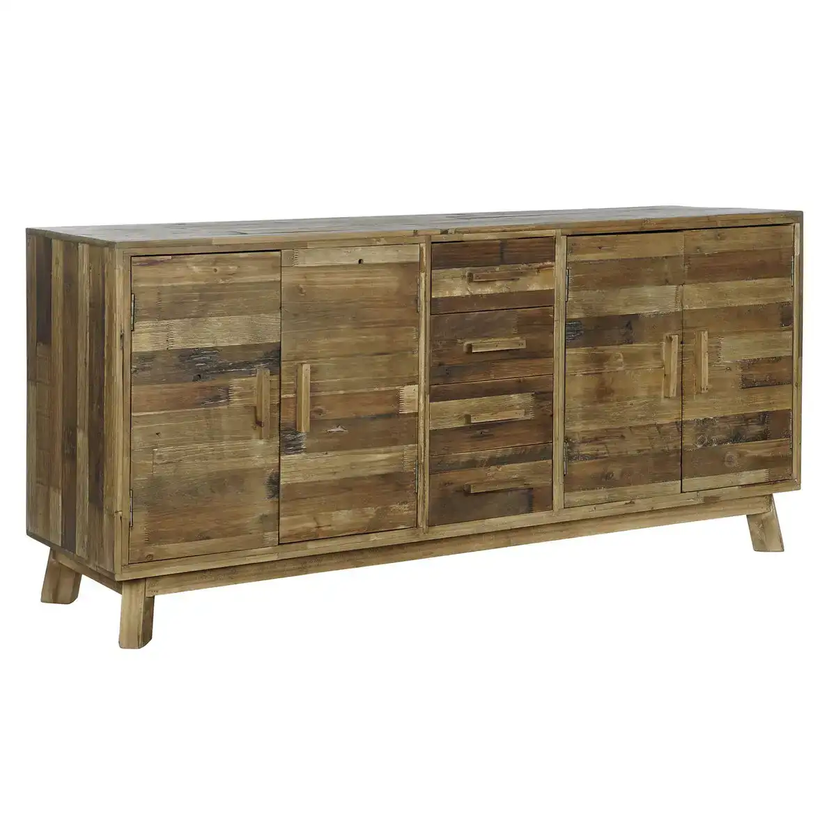 Buffet dkd home decor naturel sapin bois recycle 153 x 42 x 70 cm_1590. DIAYTAR COTE D'IVOIRE - Où la Qualité est Notre Engagement. Explorez notre boutique en ligne pour découvrir des produits conçus pour vous apporter satisfaction et plaisir.