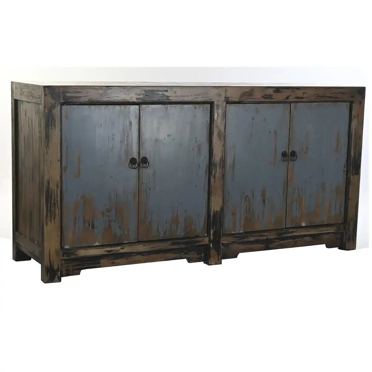 Buffet dkd home decor noir bleu bois marron 170 x 48 x 85 cm _8617. DIAYTAR COTE D'IVOIRE - Là où les Possibilités sont Infinies. Parcourez nos catégories et laissez-vous séduire par des produits qui enrichiront votre quotidien, du pratique à l'esthétique.