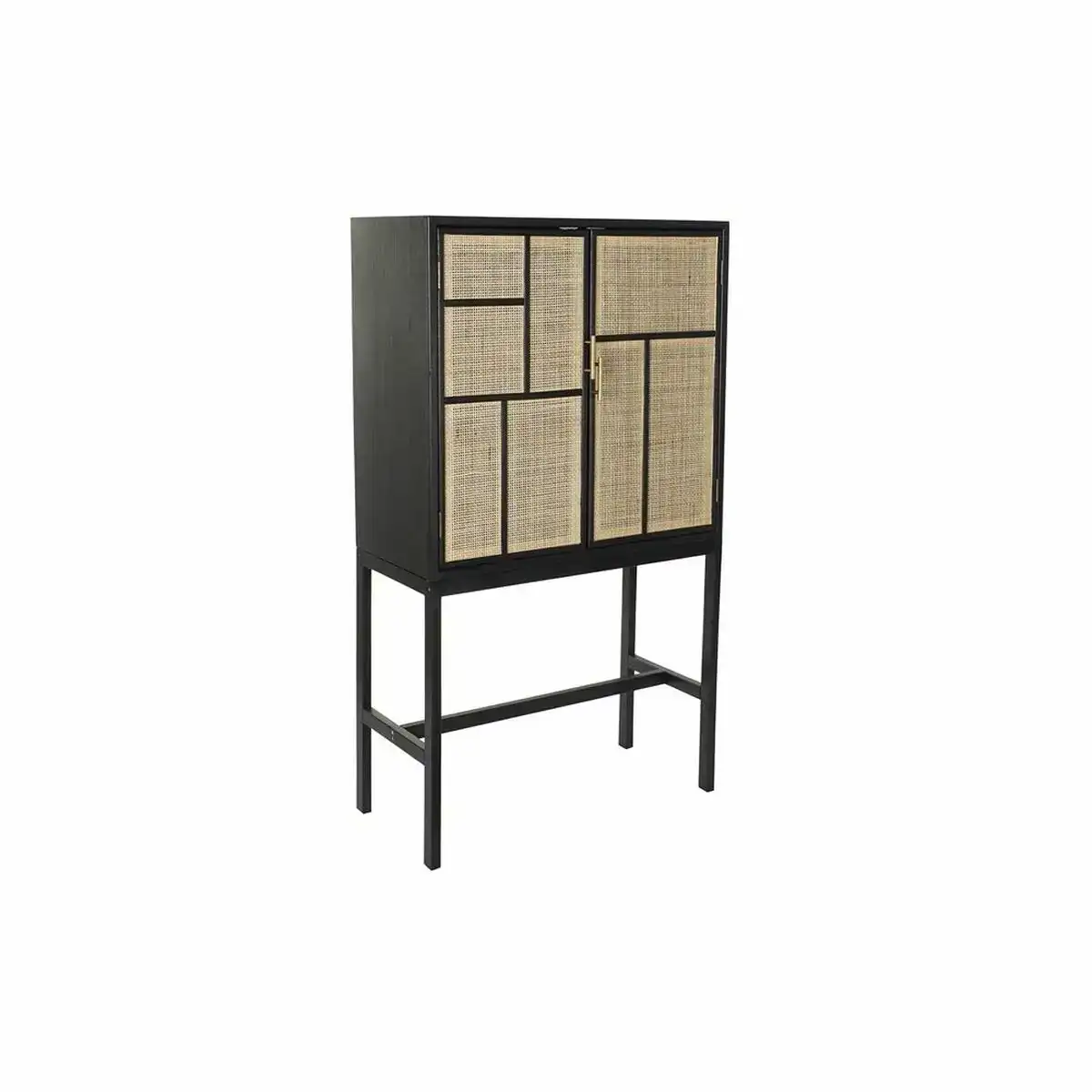 Buffet dkd home decor noir bois de paulownia 80 x 40 x 145 cm naturel bois mdf_8255. DIAYTAR COTE D'IVOIRE - Là où Chaque Clic Compte. Parcourez notre boutique en ligne et laissez-vous guider vers des trouvailles uniques qui enrichiront votre quotidien.