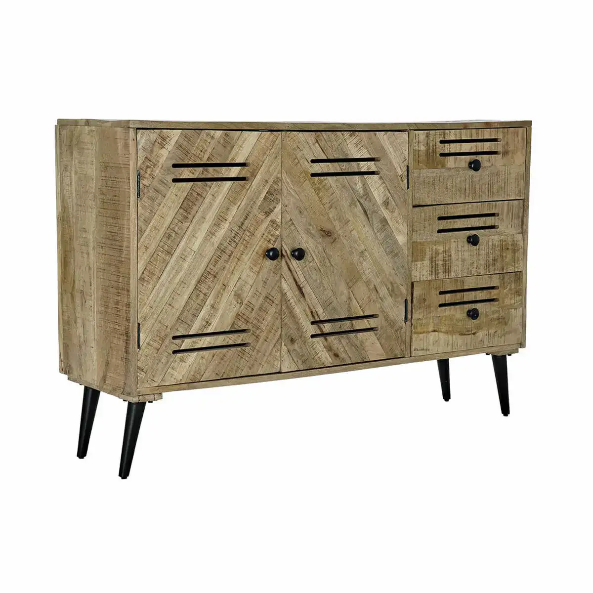 Buffet dkd home decor noir metal bois de manguier 140 x 40 x 93 cm _8645. Entrez dans l'Univers de DIAYTAR COTE D'IVOIRE - Où la Tradition S'unit à la Modernité. Explorez notre sélection pour trouver des produits qui allient héritage et innovation.