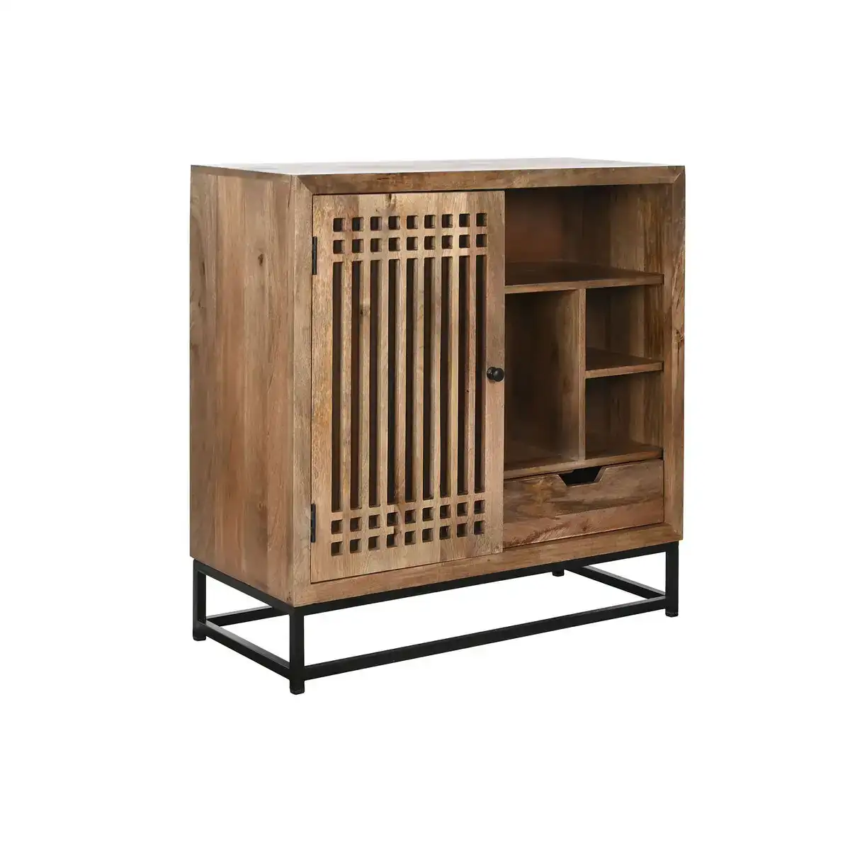 Buffet dkd home decor verre bois de manguier 90 x 40 x 90 cm_7196. DIAYTAR COTE D'IVOIRE - Votre Destination Shopping d'Exception. Parcourez nos rayons virtuels et choisissez des produits qui incarnent l'excellence et la diversité.